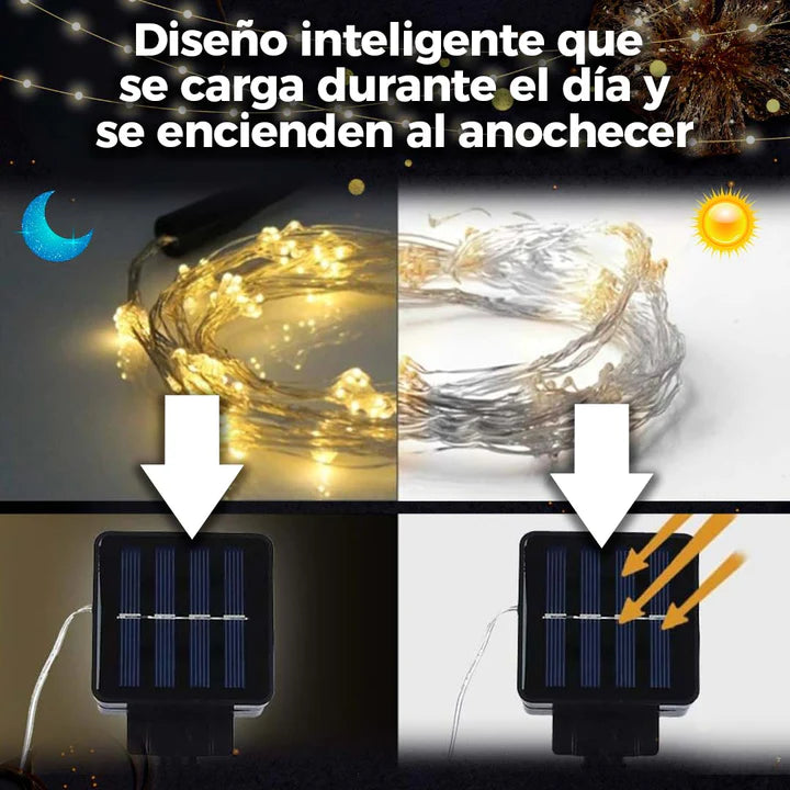 luces led navideñas de 10metros